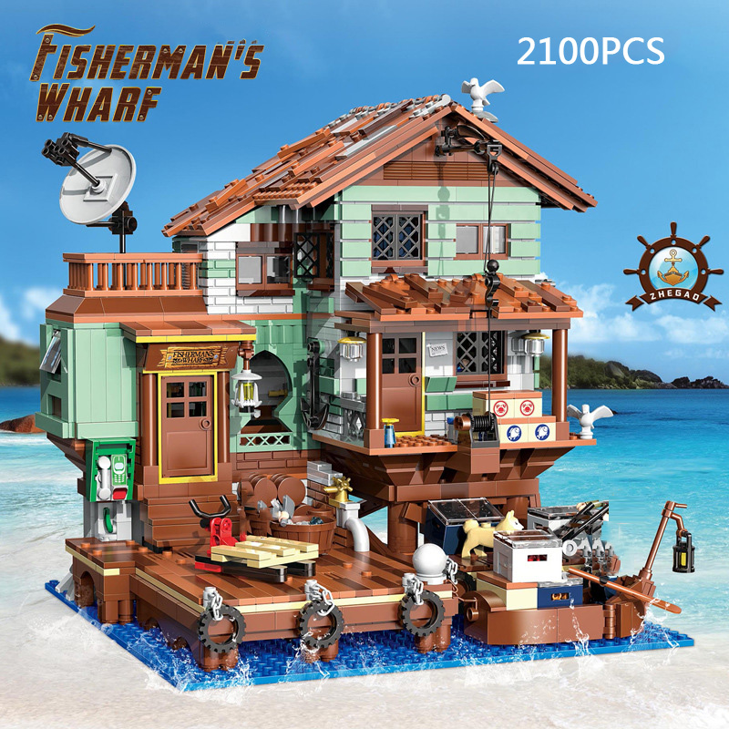 Lego Set City - Idea City Streetscape Mini Blok Balıkçı