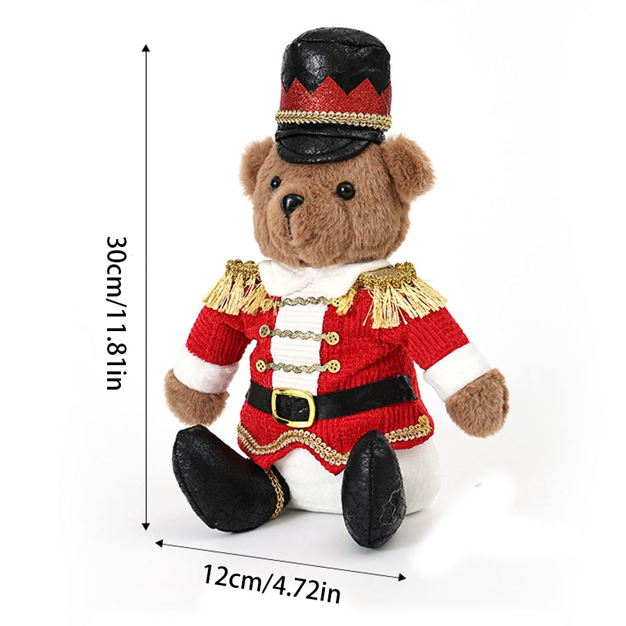 Noel Askeri Ayı Bebek, Oturan  - Nutcracker Figurine incelemesi ve fiyatı