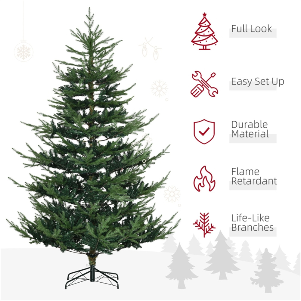 7.5FT İskandinav Çamı Yapay No - Christmas Tree Artificial incelemesi ve fiyatı